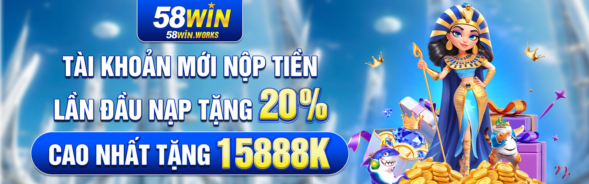 Banner thương hiệu 58WIN
